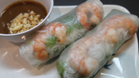 A1. Fresh Shrimp Spring Rolls