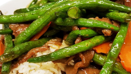 014. Beef Green Beans Dòu Zǐ Niú Huì Fàn