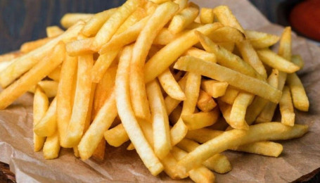 Large Fries with small garlic dip