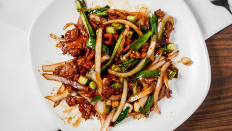 Mongolian Beef With Onion