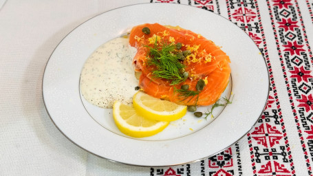 Potato Pancake With Smoked Salmon