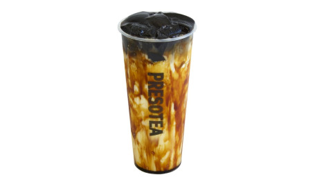 Brown Sugar Grass Jelly Latte Hēi Táng Xiān Cǎo Guà Nǎi