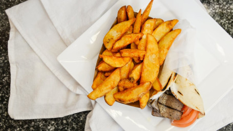 Wrap Spicy Wedge Fries