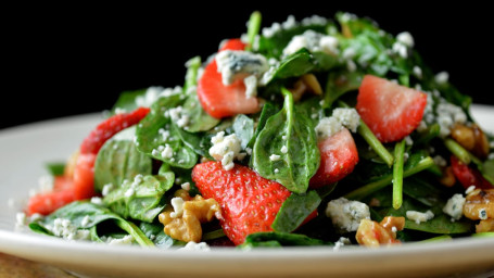 Large Spinach And Strawberry Salad