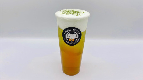 Green Tea Salted Cheese Foam