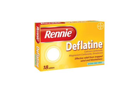 Rennie Deflatine S F Mint 18 Tabs