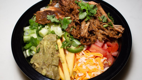 Spicy Pulled Pork Burrito Bowl