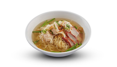 E03. Shrimp Wonton With Egg Noodle In Soup Mì Hoành Thánh