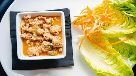 Coconut Curry Chicken Lettuce Wraps