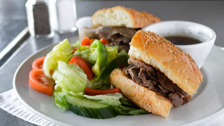 Prime Roast Beef On A French Stick