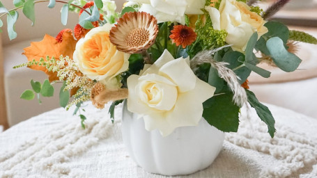 Ceramic Pumpkin Centerpiece