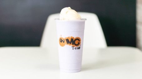 Taro Slushy With Ice Cream