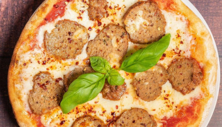 Spicy Meatball Pizza Sm
