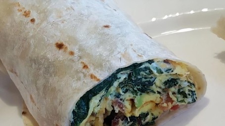 Wrap À L'omelette Végétarienne