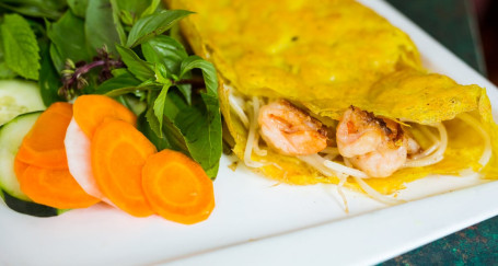 #11. Banh Xeo (Pan Fried Crispy Crepe W/ Shrimp)