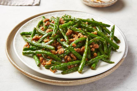 Grean Bean With Mince Pork And Dried Shrimp