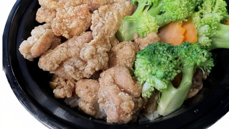 Fried Chicken Rice Bowl Yán Sū Jī Fàn