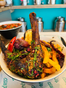 Kashmiri Best End Lamb Cutlets Masala Fries