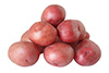 Les pommes de terre de peau rouge