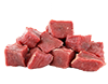 Frite à la pointe de la viande de bœuf