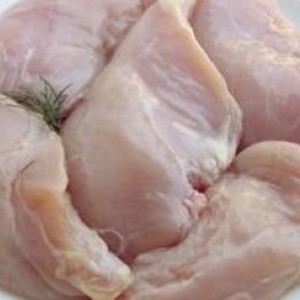 Poitrines de poulet désossées et sans peau