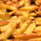 Frites françaises coupées en dent de scie