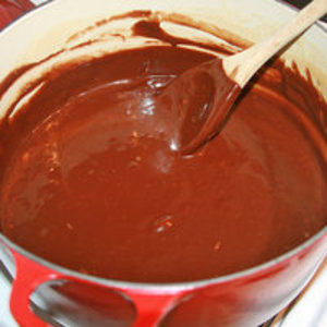 Topping au chocolat chaud