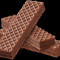 Biscuits gaufrettes au chocolat